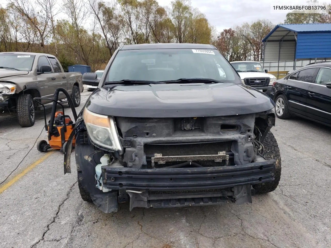 2015 Ford Explorer Police Interceptor VIN: 1FM5K8AR6FGB13796 Lot: 77869864