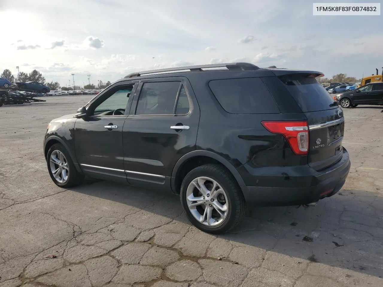 2015 Ford Explorer Limited VIN: 1FM5K8F83FGB74832 Lot: 78282674