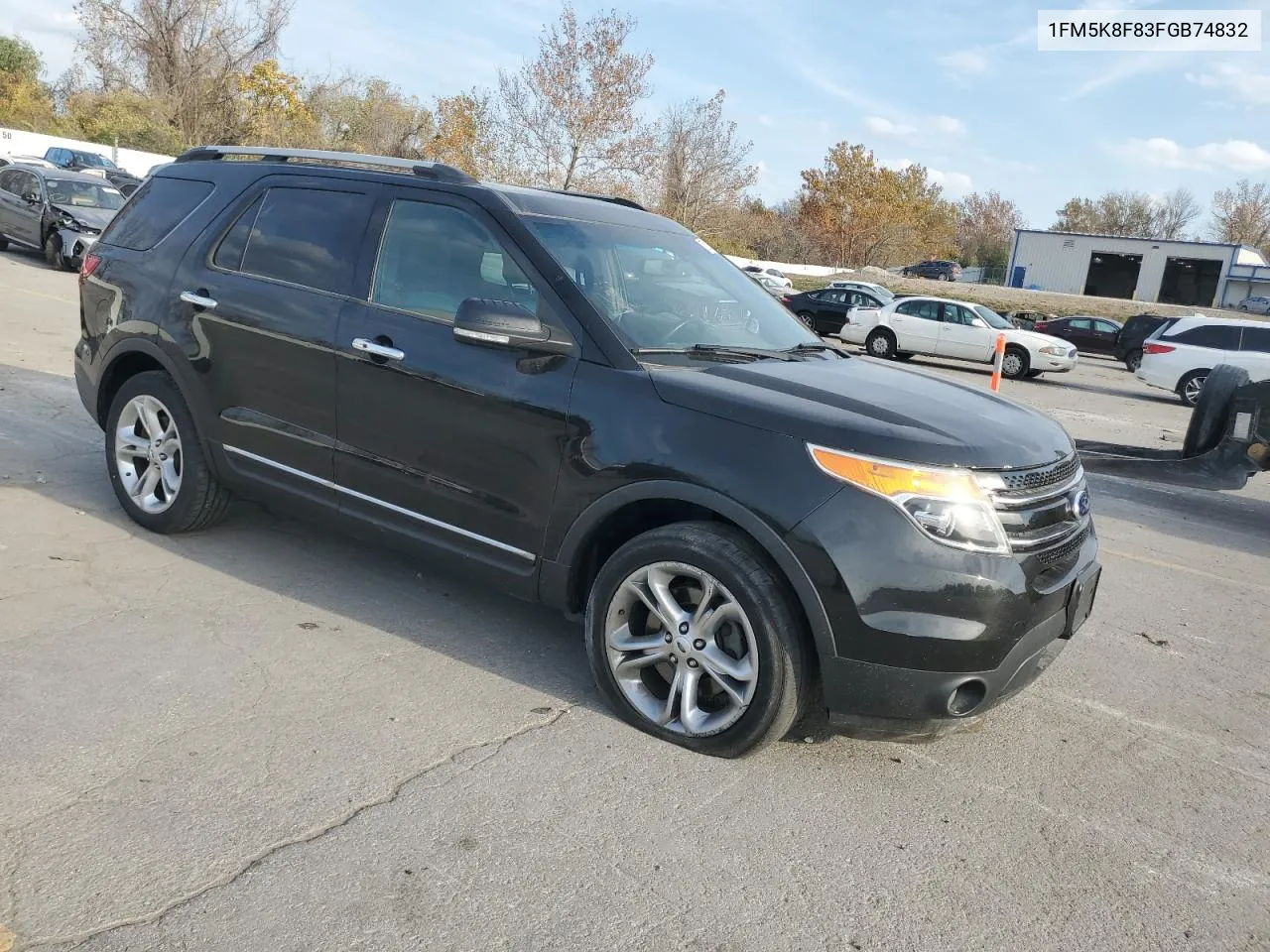 2015 Ford Explorer Limited VIN: 1FM5K8F83FGB74832 Lot: 78282674