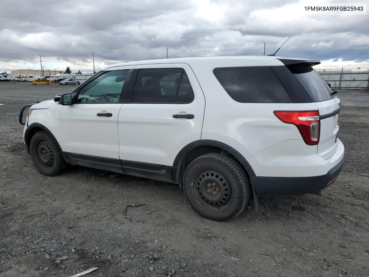 2015 Ford Explorer Police Interceptor VIN: 1FM5K8AR9FGB25943 Lot: 78365124