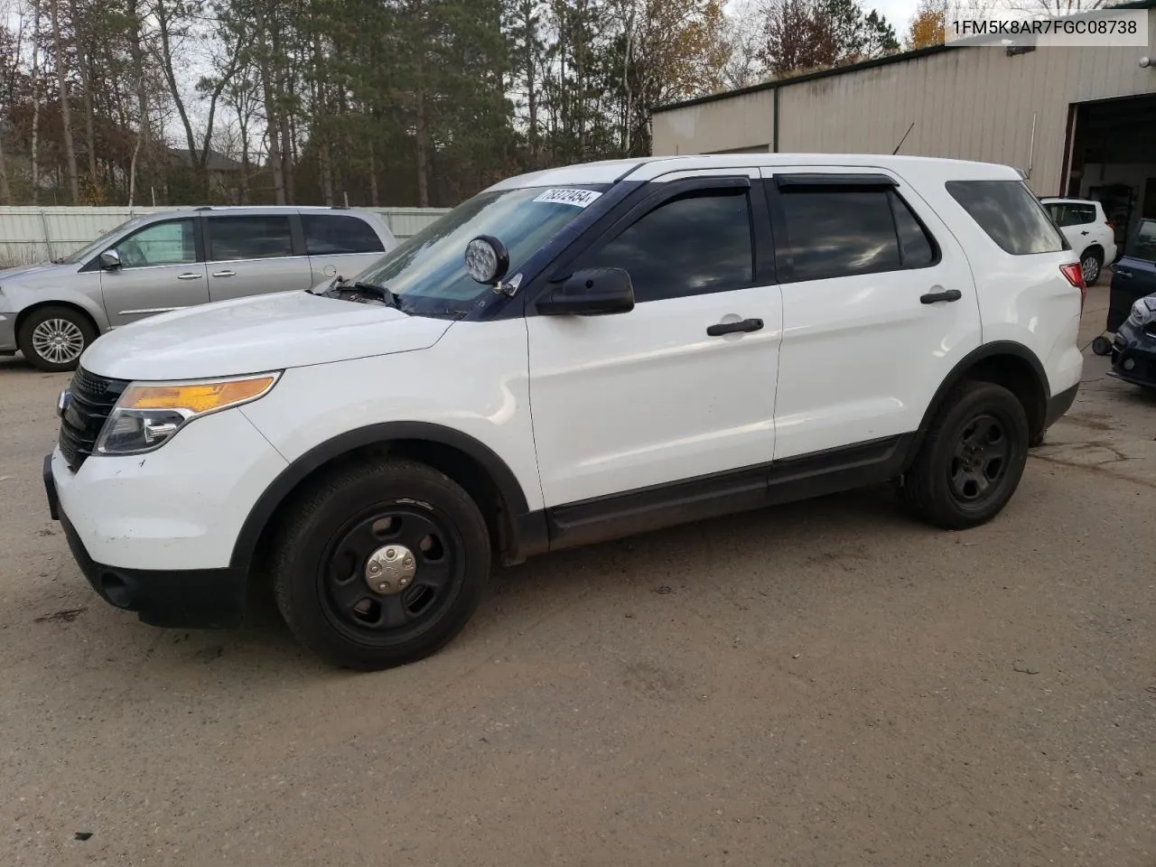 2015 Ford Explorer Police Interceptor VIN: 1FM5K8AR7FGC08738 Lot: 78372454