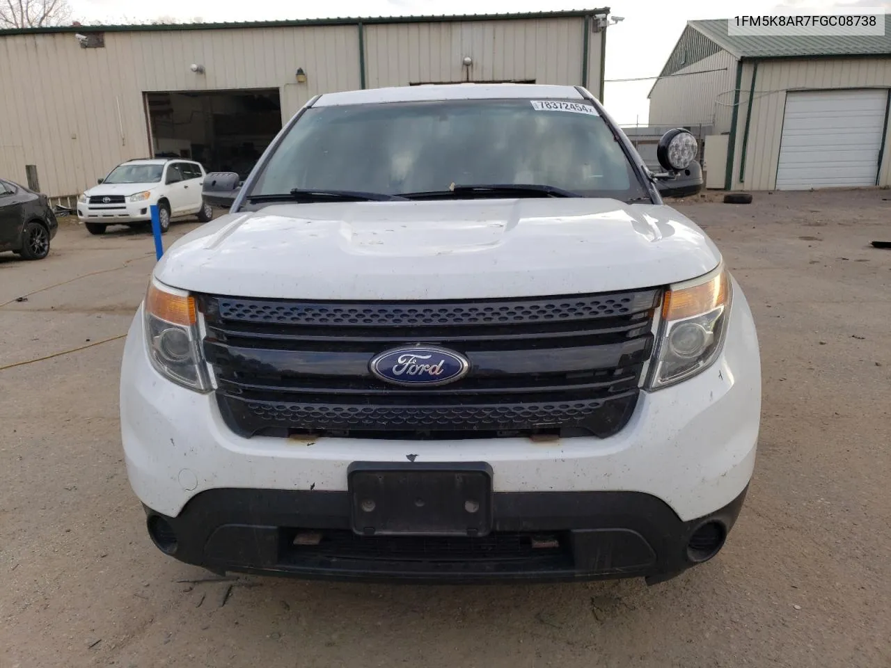 2015 Ford Explorer Police Interceptor VIN: 1FM5K8AR7FGC08738 Lot: 78372454