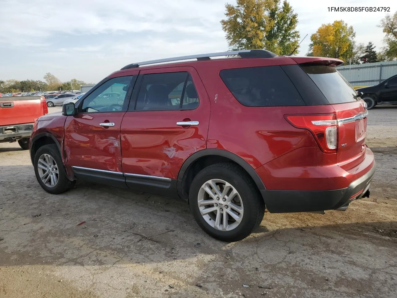 2015 Ford Explorer Xlt VIN: 1FM5K8D85FGB24792 Lot: 78465414