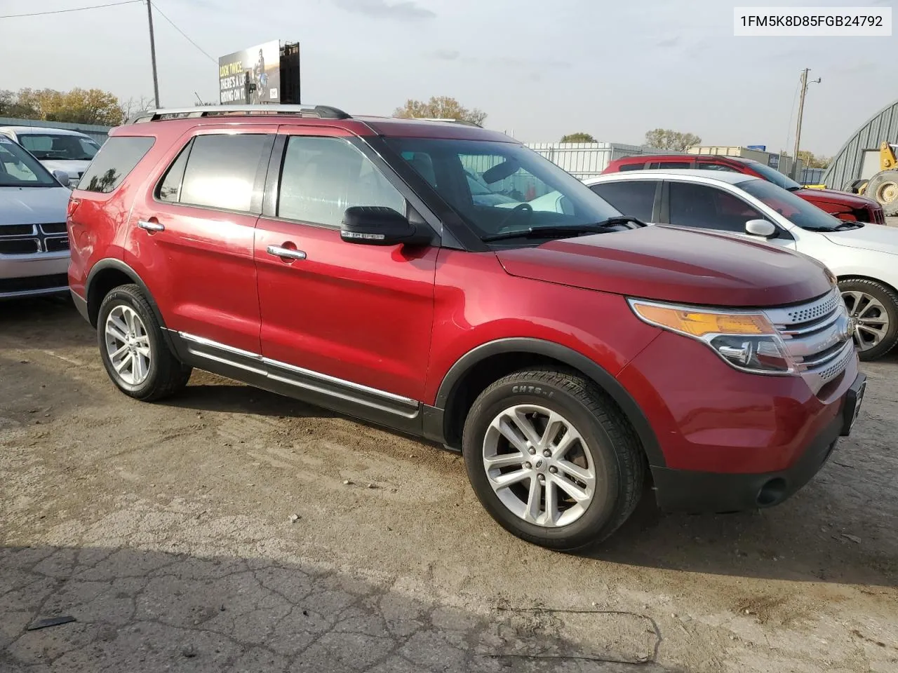 1FM5K8D85FGB24792 2015 Ford Explorer Xlt