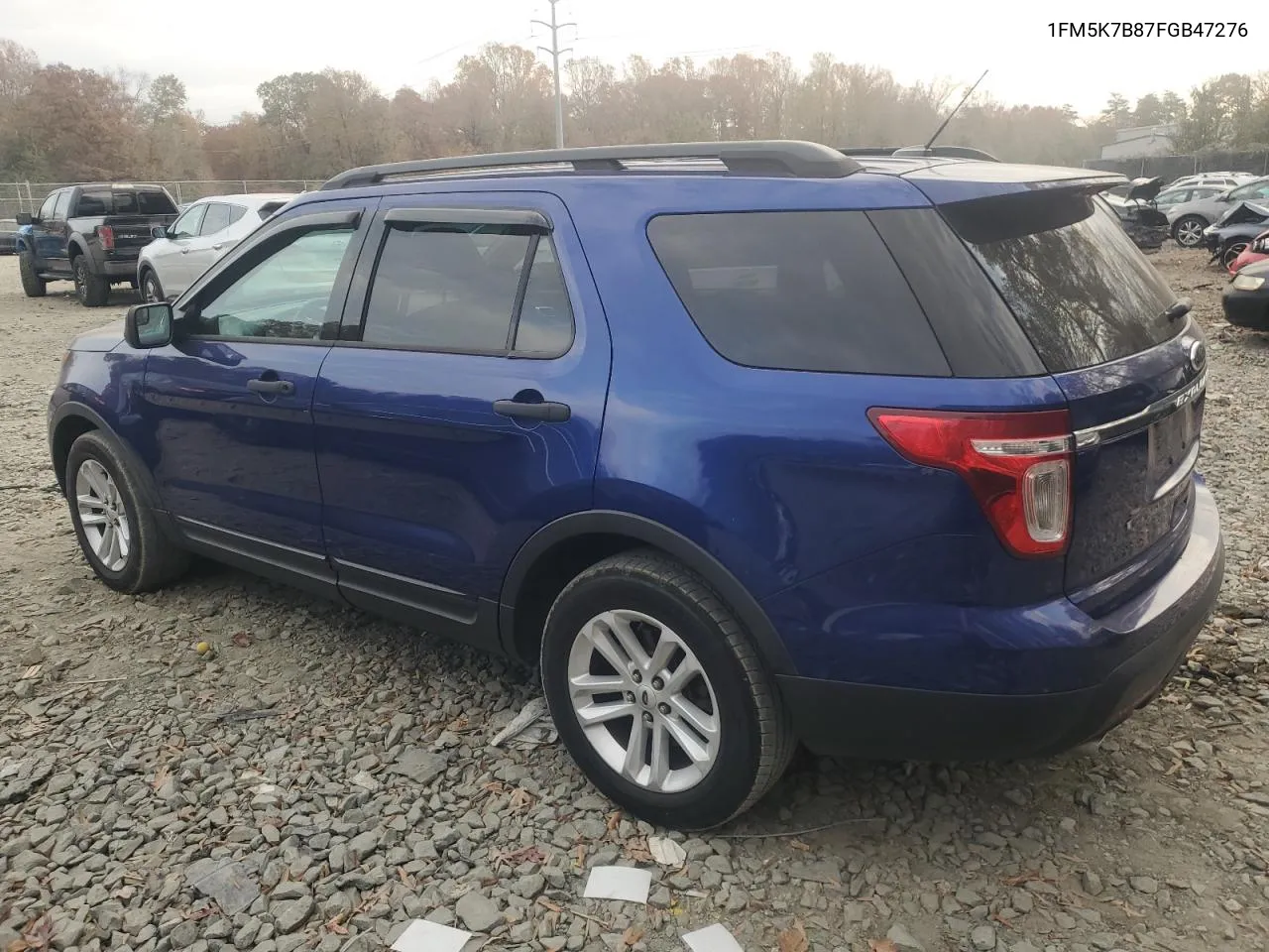 2015 Ford Explorer VIN: 1FM5K7B87FGB47276 Lot: 78627124