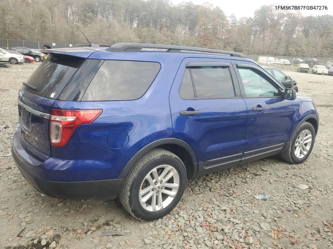 2015 Ford Explorer VIN: 1FM5K7B87FGB47276 Lot: 78627124