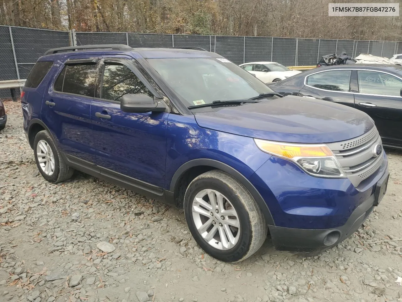 2015 Ford Explorer VIN: 1FM5K7B87FGB47276 Lot: 78627124