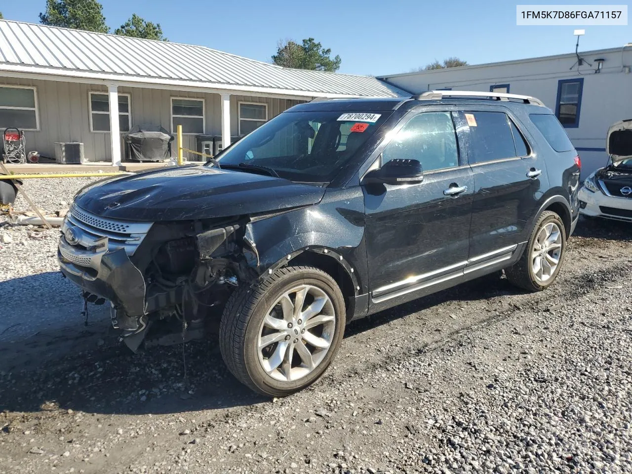 2015 Ford Explorer Xlt VIN: 1FM5K7D86FGA71157 Lot: 78700294