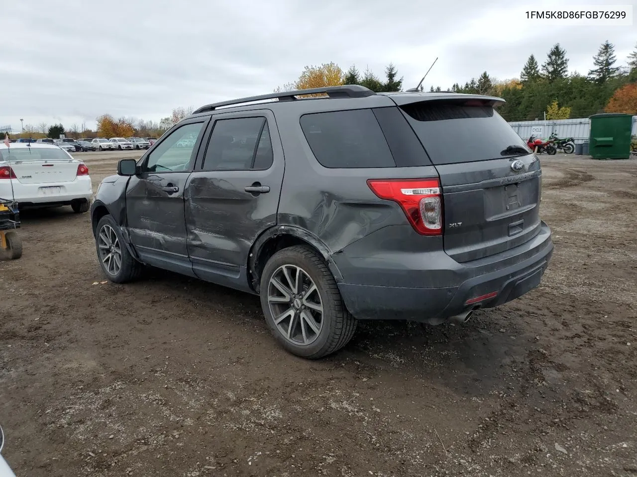 2015 Ford Explorer Xlt VIN: 1FM5K8D86FGB76299 Lot: 78813524