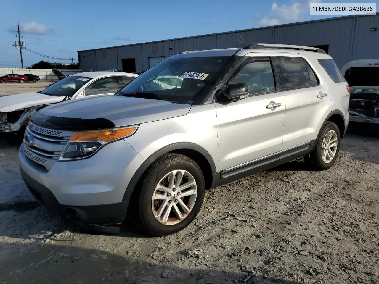 2015 Ford Explorer Xlt VIN: 1FM5K7D80FGA38686 Lot: 79430464