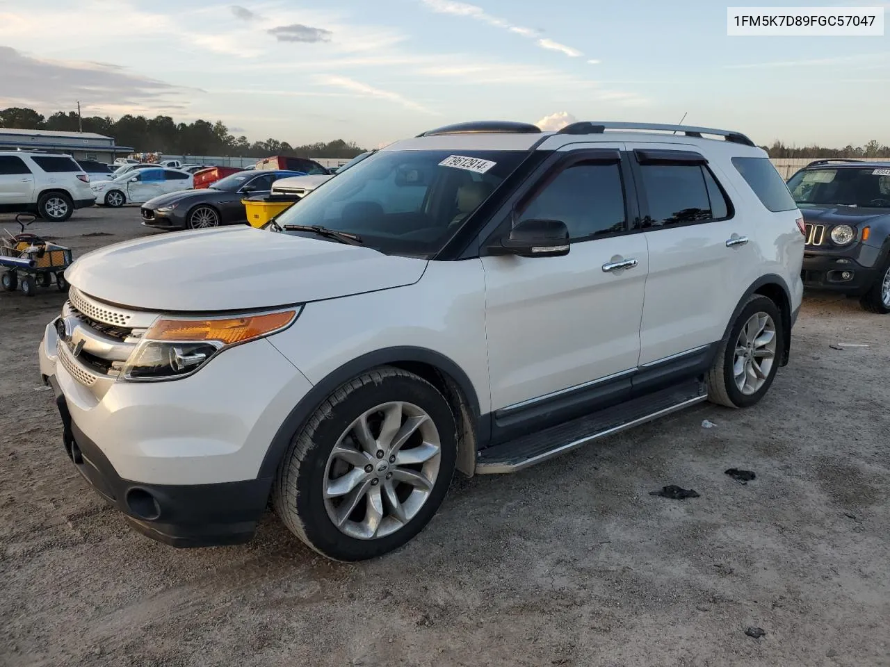 2015 Ford Explorer Xlt VIN: 1FM5K7D89FGC57047 Lot: 79612914