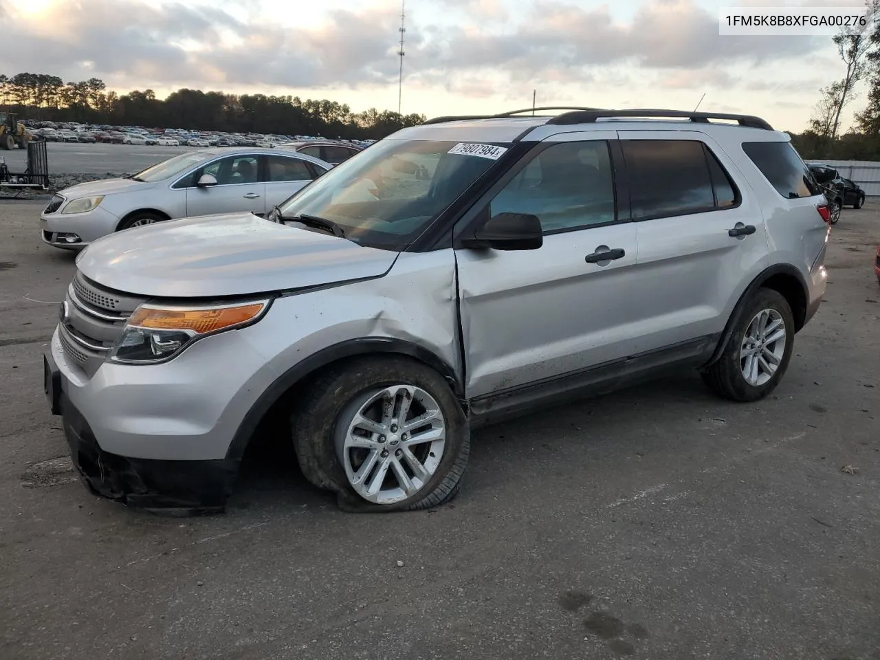 2015 Ford Explorer VIN: 1FM5K8B8XFGA00276 Lot: 79807984