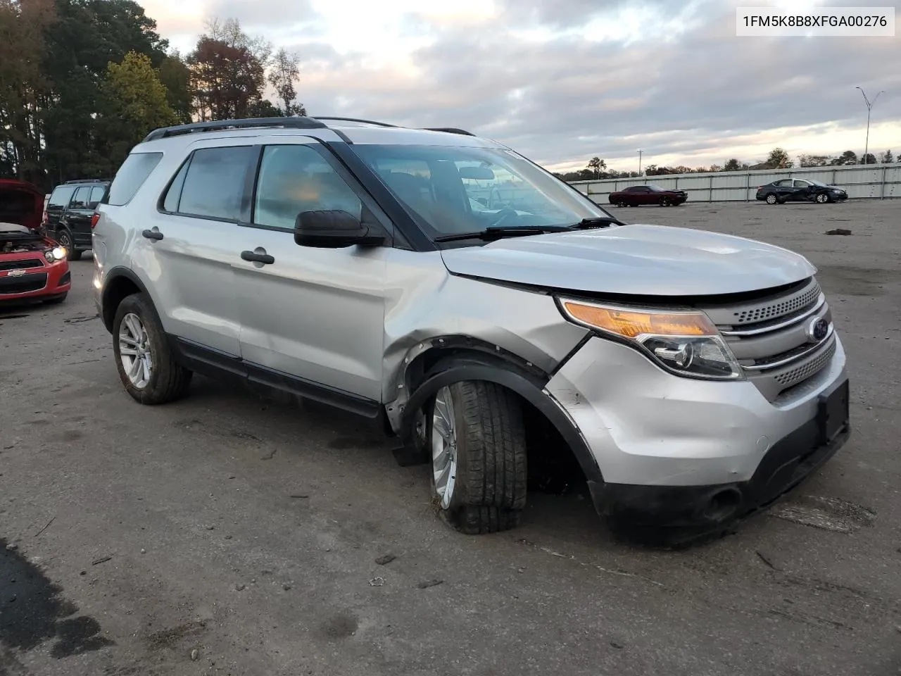 2015 Ford Explorer VIN: 1FM5K8B8XFGA00276 Lot: 79807984