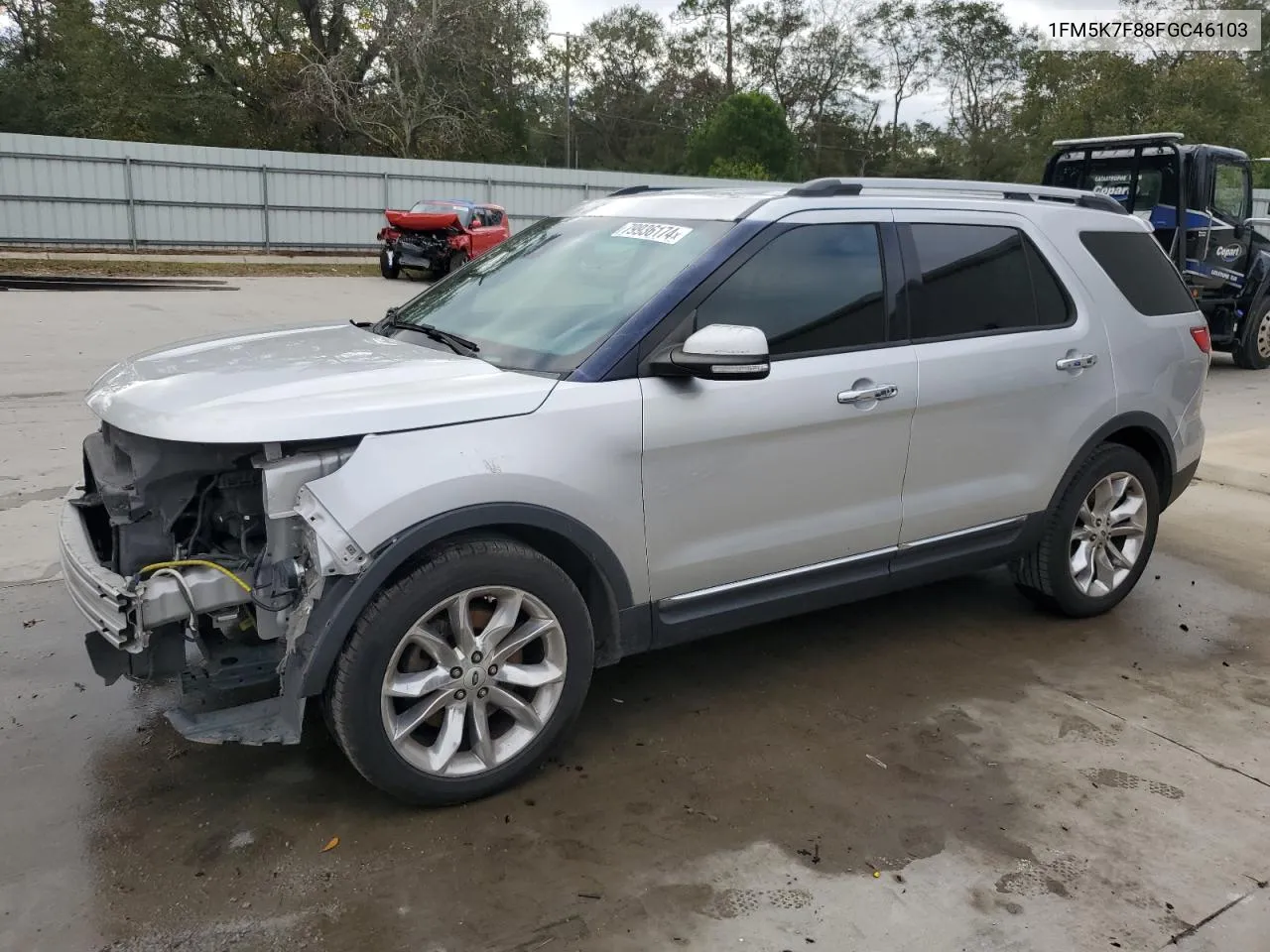 2015 Ford Explorer Limited VIN: 1FM5K7F88FGC46103 Lot: 79936174