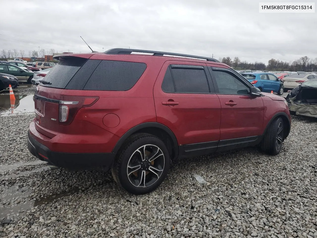 2015 Ford Explorer Sport VIN: 1FM5K8GT8FGC15314 Lot: 80069184