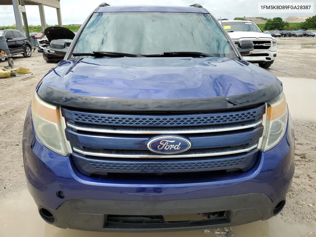 2015 Ford Explorer Xlt VIN: 1FM5K8D89FGA28387 Lot: 80170124