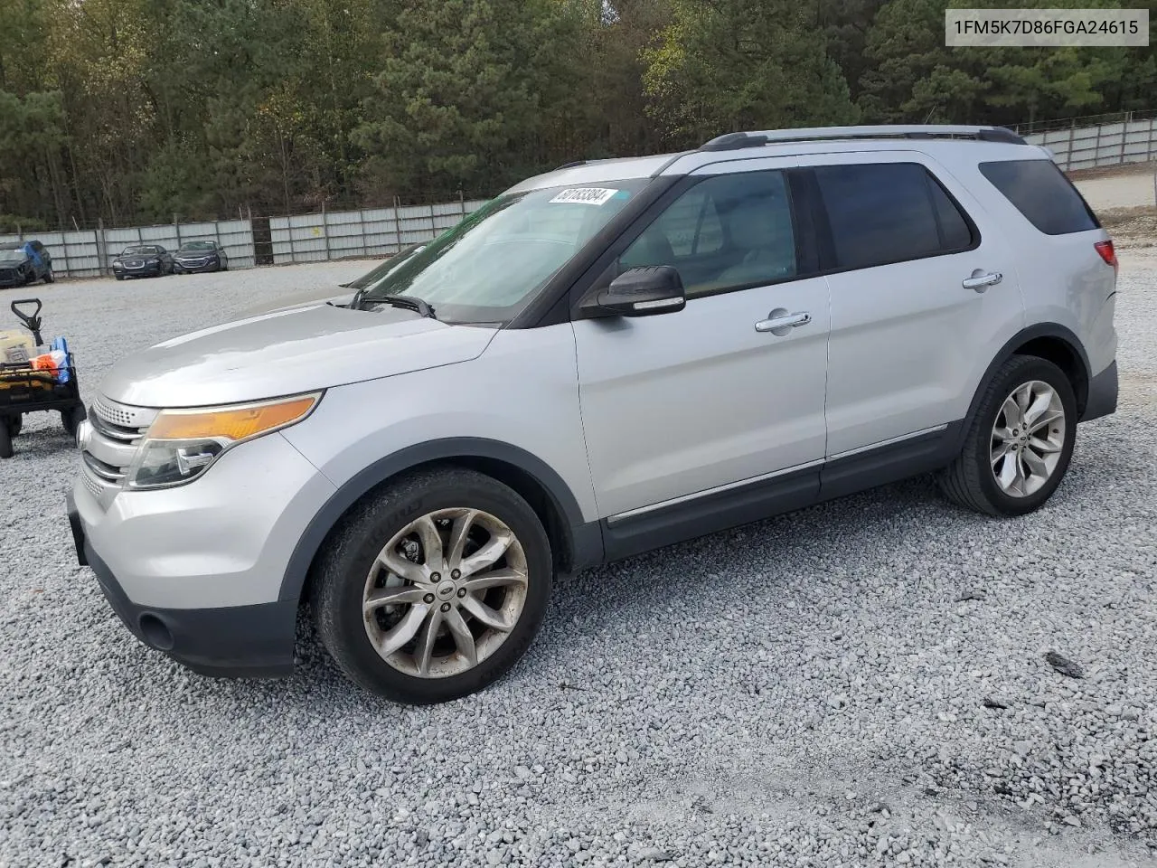 2015 Ford Explorer Xlt VIN: 1FM5K7D86FGA24615 Lot: 80183384