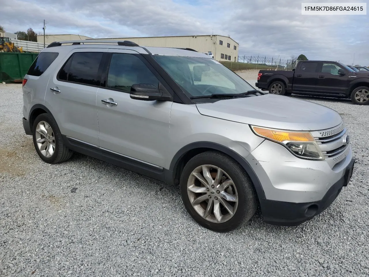 2015 Ford Explorer Xlt VIN: 1FM5K7D86FGA24615 Lot: 80183384