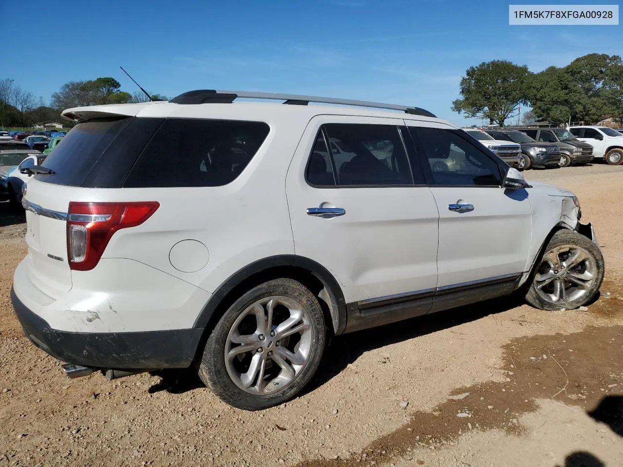 2015 Ford Explorer Limited VIN: 1FM5K7F8XFGA00928 Lot: 80271034