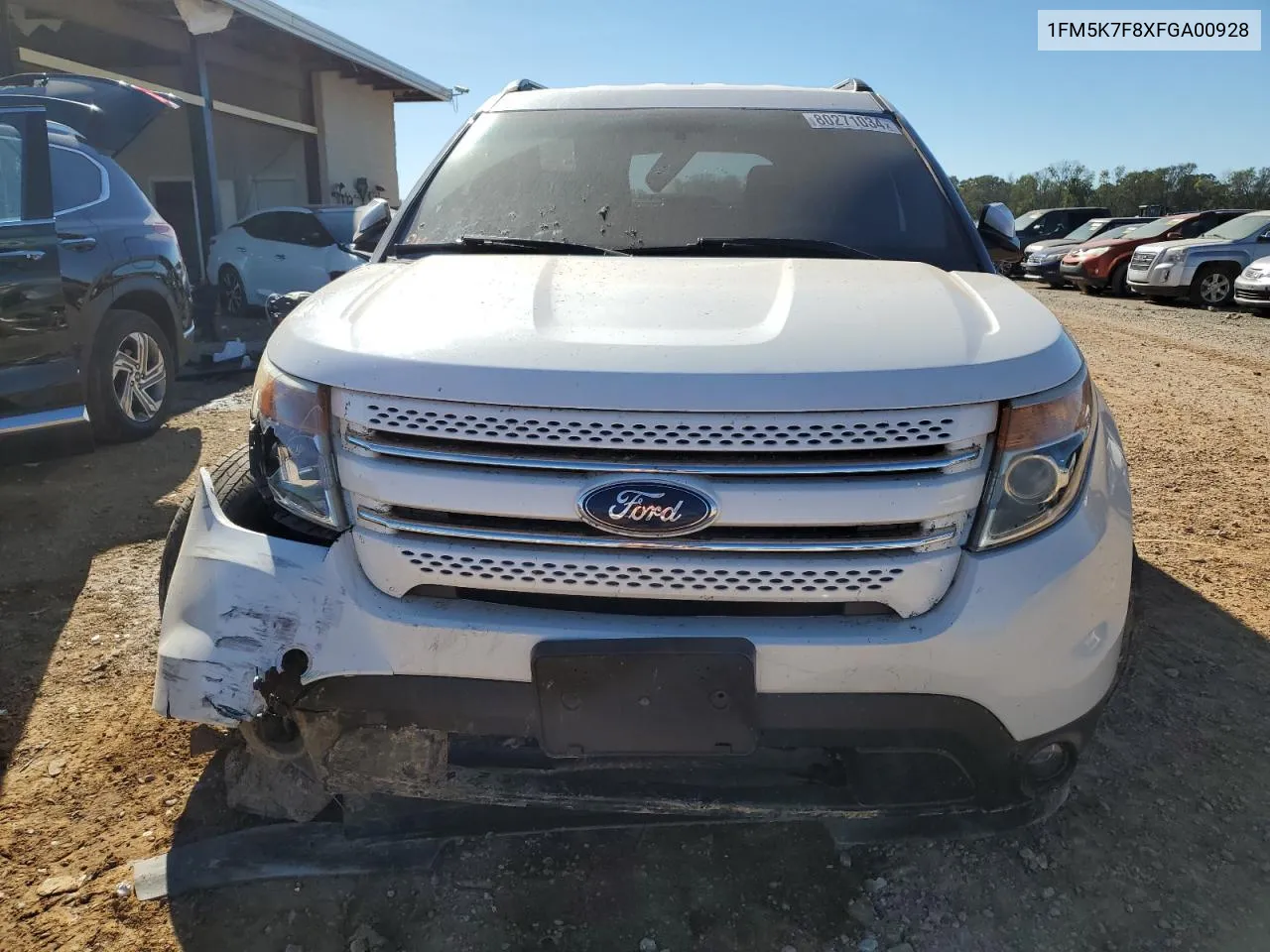 2015 Ford Explorer Limited VIN: 1FM5K7F8XFGA00928 Lot: 80271034