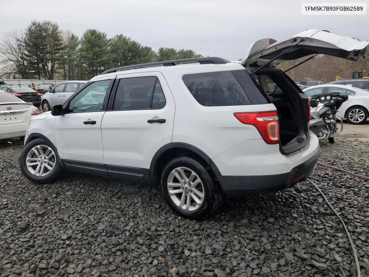 2015 Ford Explorer VIN: 1FM5K7B93FGB62589 Lot: 80634774