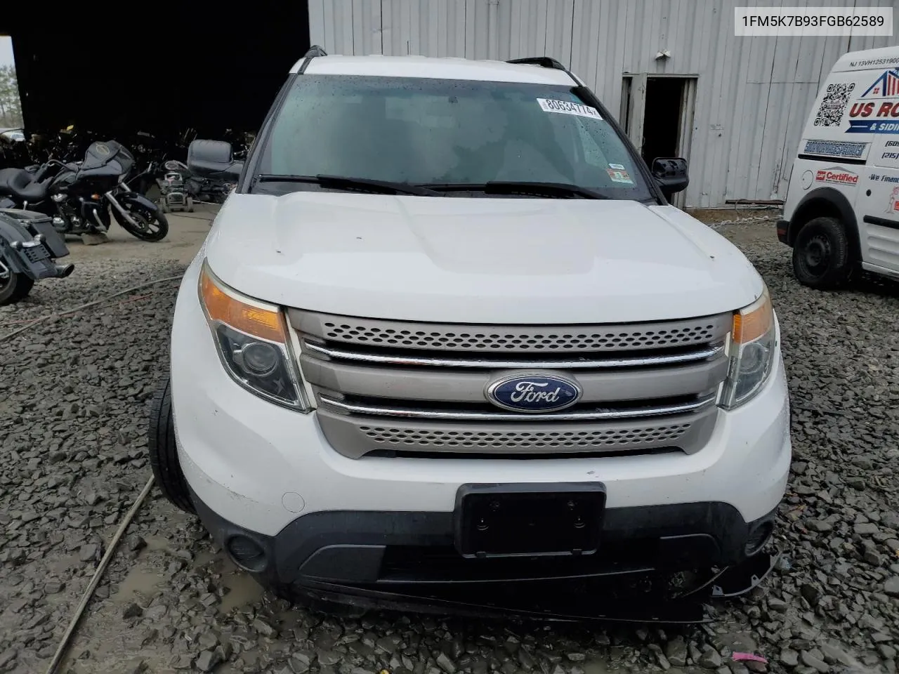 2015 Ford Explorer VIN: 1FM5K7B93FGB62589 Lot: 80634774