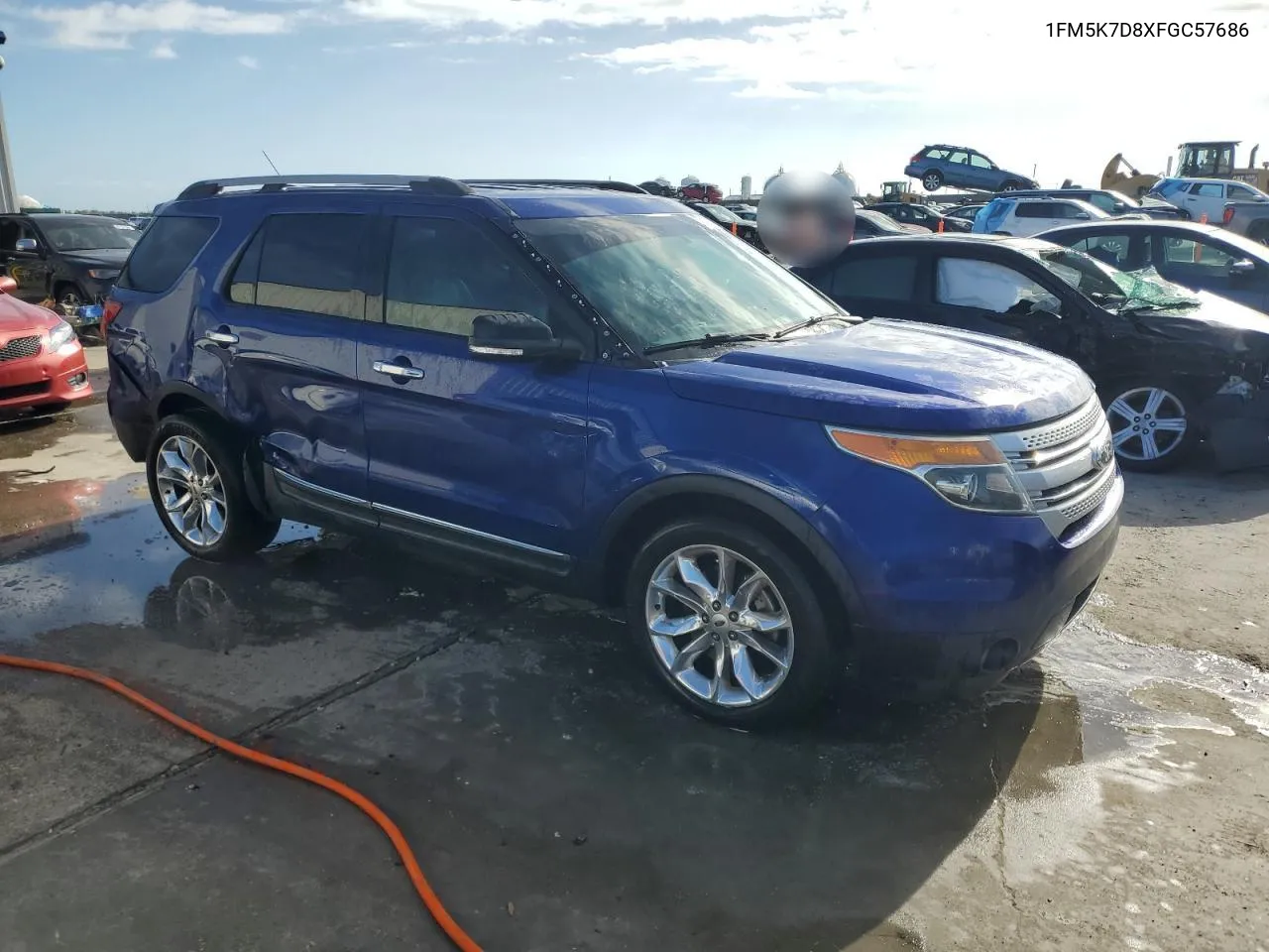 2015 Ford Explorer Xlt VIN: 1FM5K7D8XFGC57686 Lot: 80833894