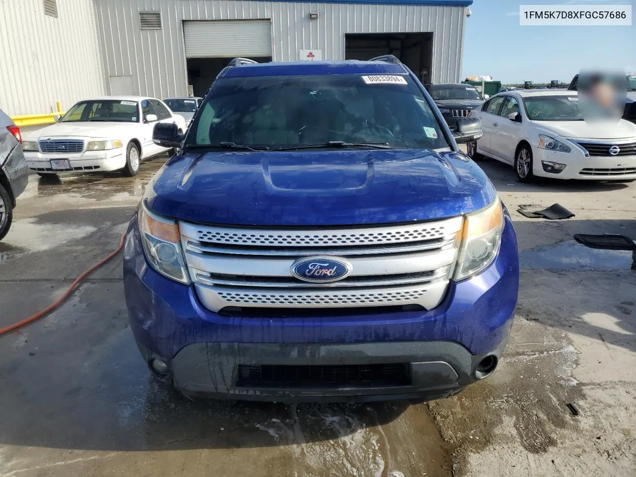 2015 Ford Explorer Xlt VIN: 1FM5K7D8XFGC57686 Lot: 80833894