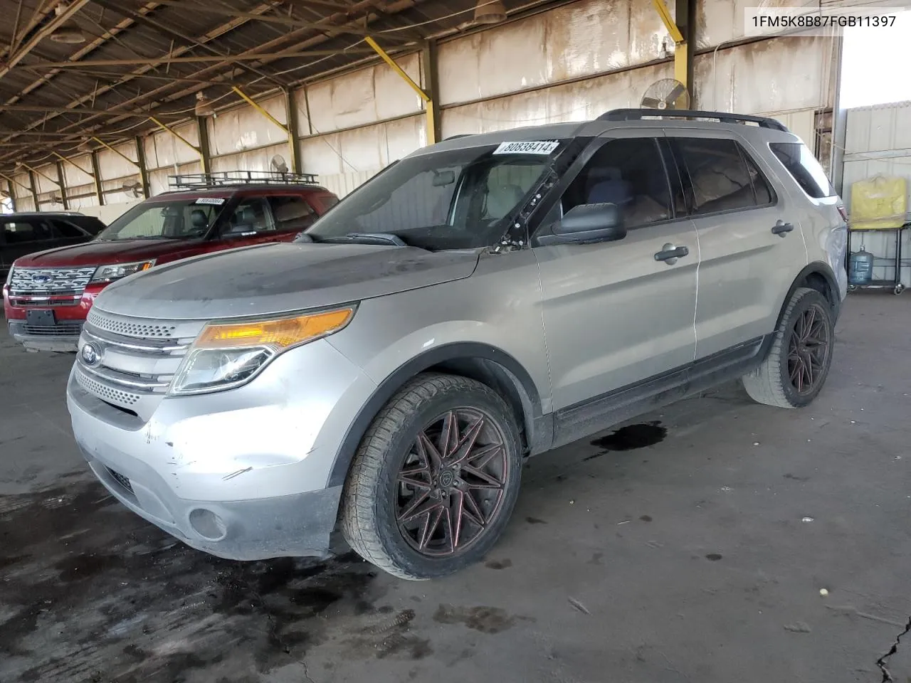 2015 Ford Explorer VIN: 1FM5K8B87FGB11397 Lot: 80838414