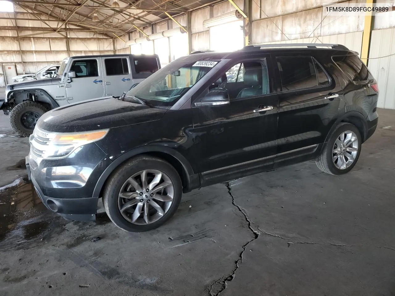 2015 Ford Explorer Xlt VIN: 1FM5K8D89FGC49889 Lot: 80839234