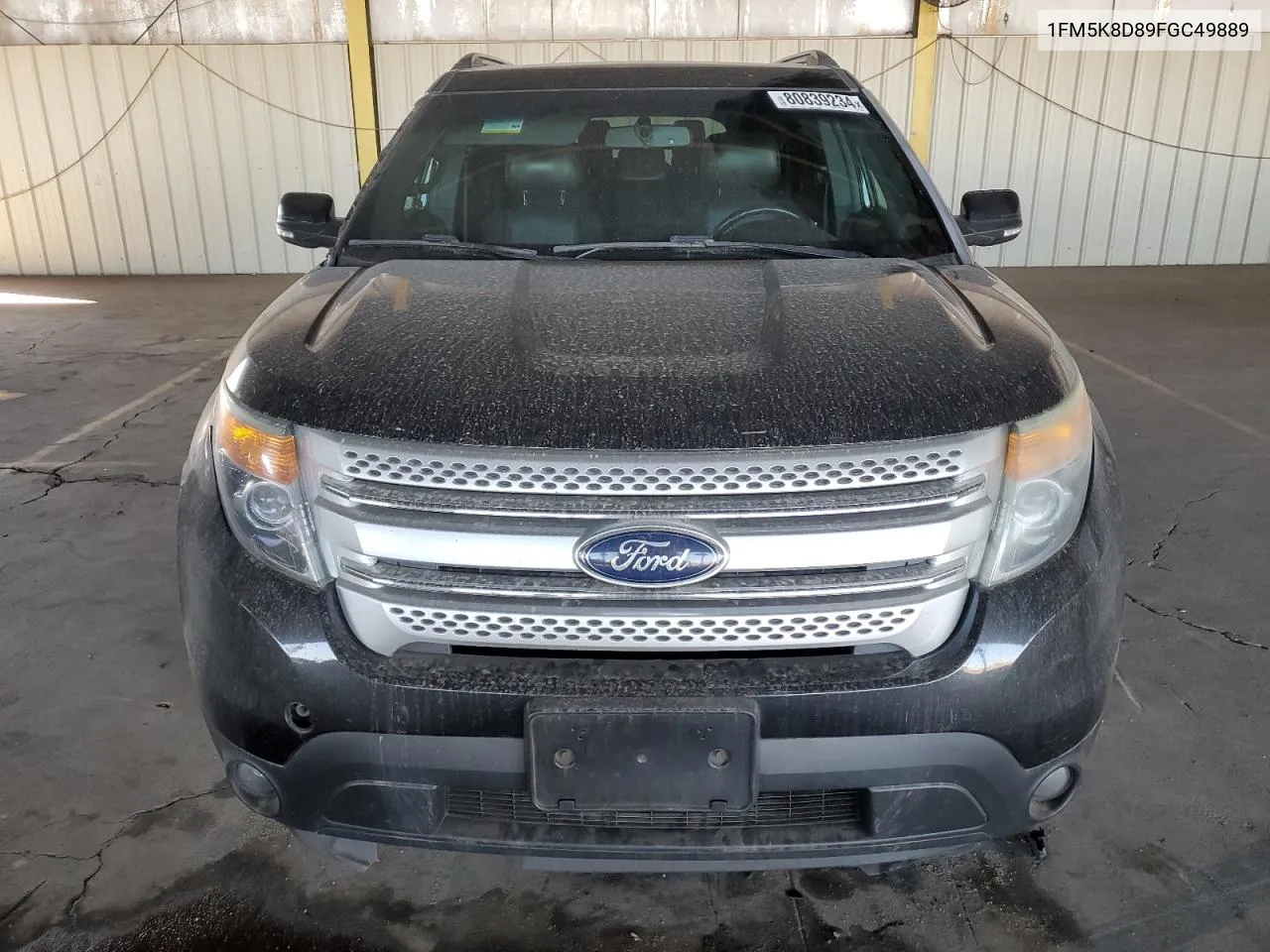 2015 Ford Explorer Xlt VIN: 1FM5K8D89FGC49889 Lot: 80839234