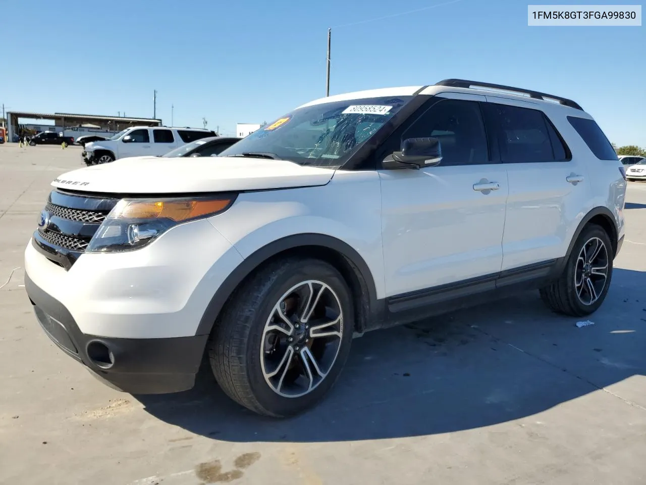 2015 Ford Explorer Sport VIN: 1FM5K8GT3FGA99830 Lot: 80958524