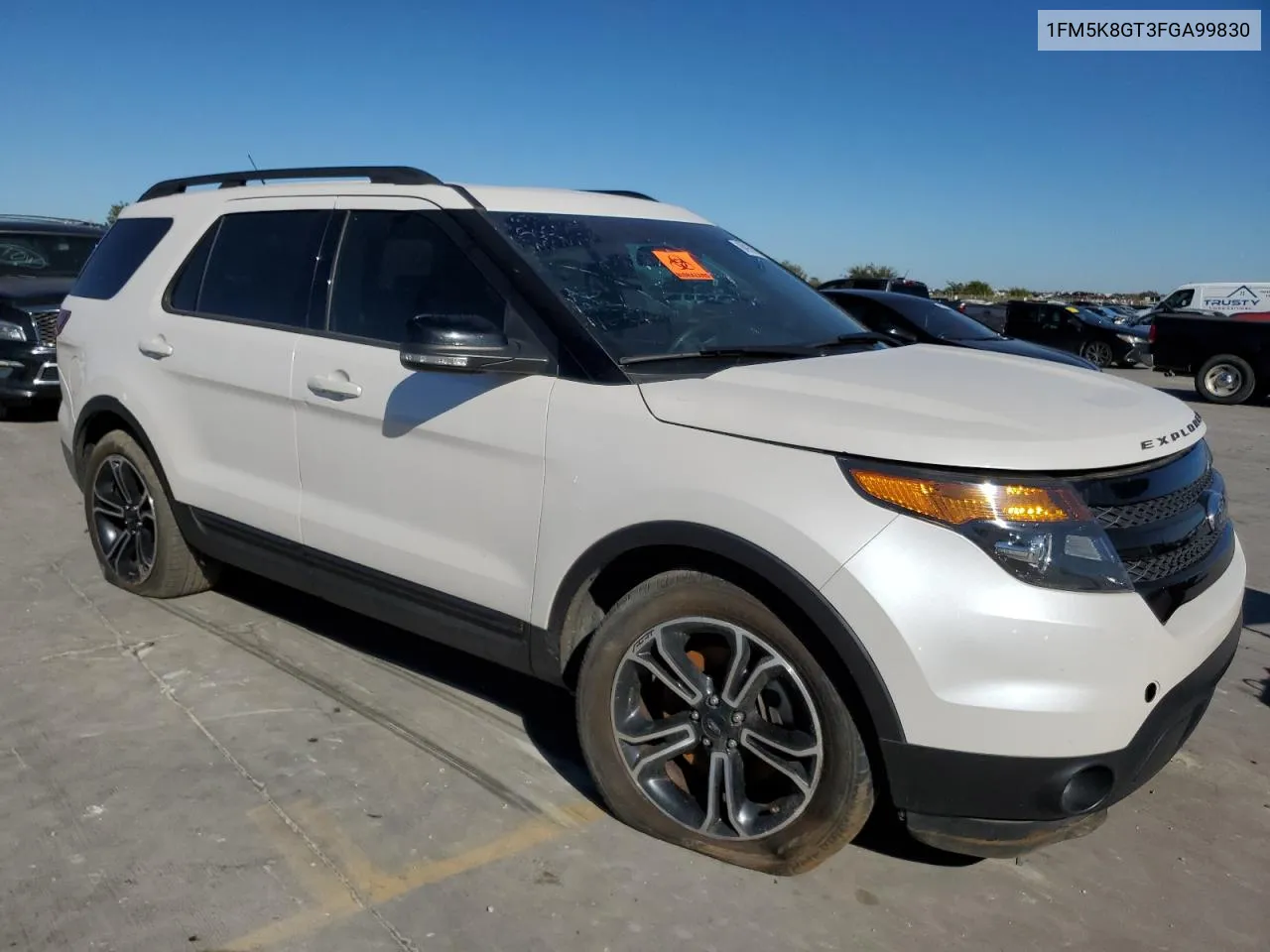 2015 Ford Explorer Sport VIN: 1FM5K8GT3FGA99830 Lot: 80958524