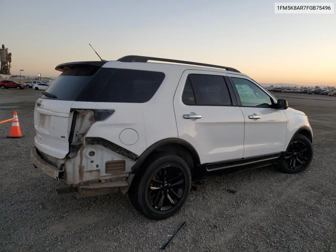 2015 Ford Explorer Police Interceptor VIN: 1FM5K8AR7FGB75496 Lot: 81837894