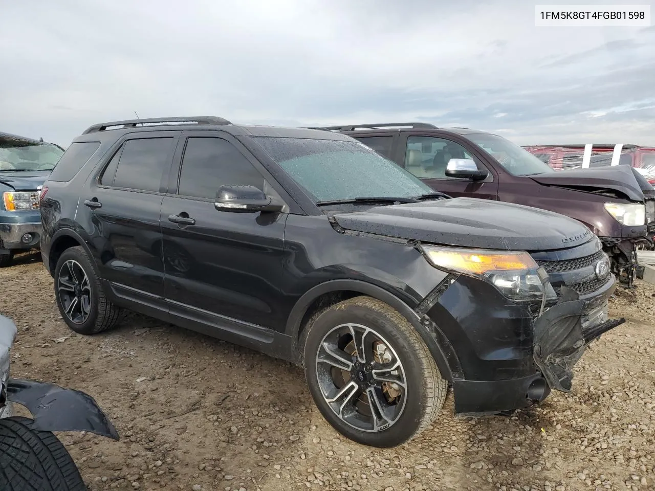 2015 Ford Explorer Sport VIN: 1FM5K8GT4FGB01598 Lot: 82903793