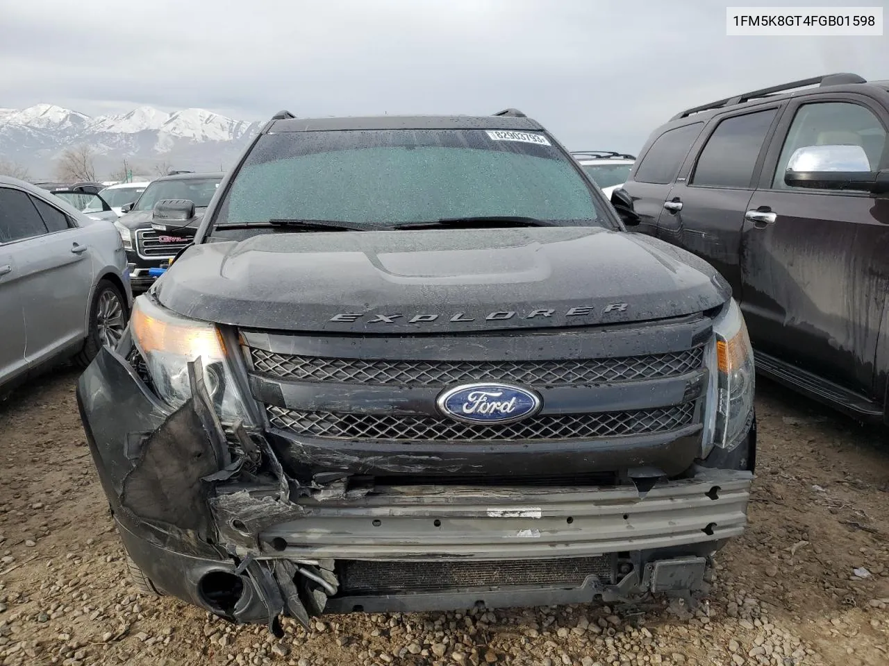 2015 Ford Explorer Sport VIN: 1FM5K8GT4FGB01598 Lot: 82903793