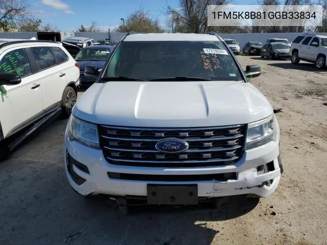 1FM5K8B81GGB33834 2016 Ford Explorer