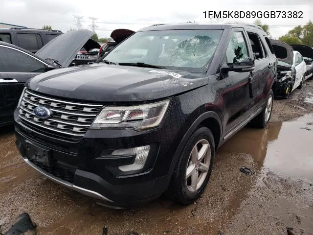 2016 Ford Explorer Xlt VIN: 1FM5K8D89GGB73382 Lot: 54318464