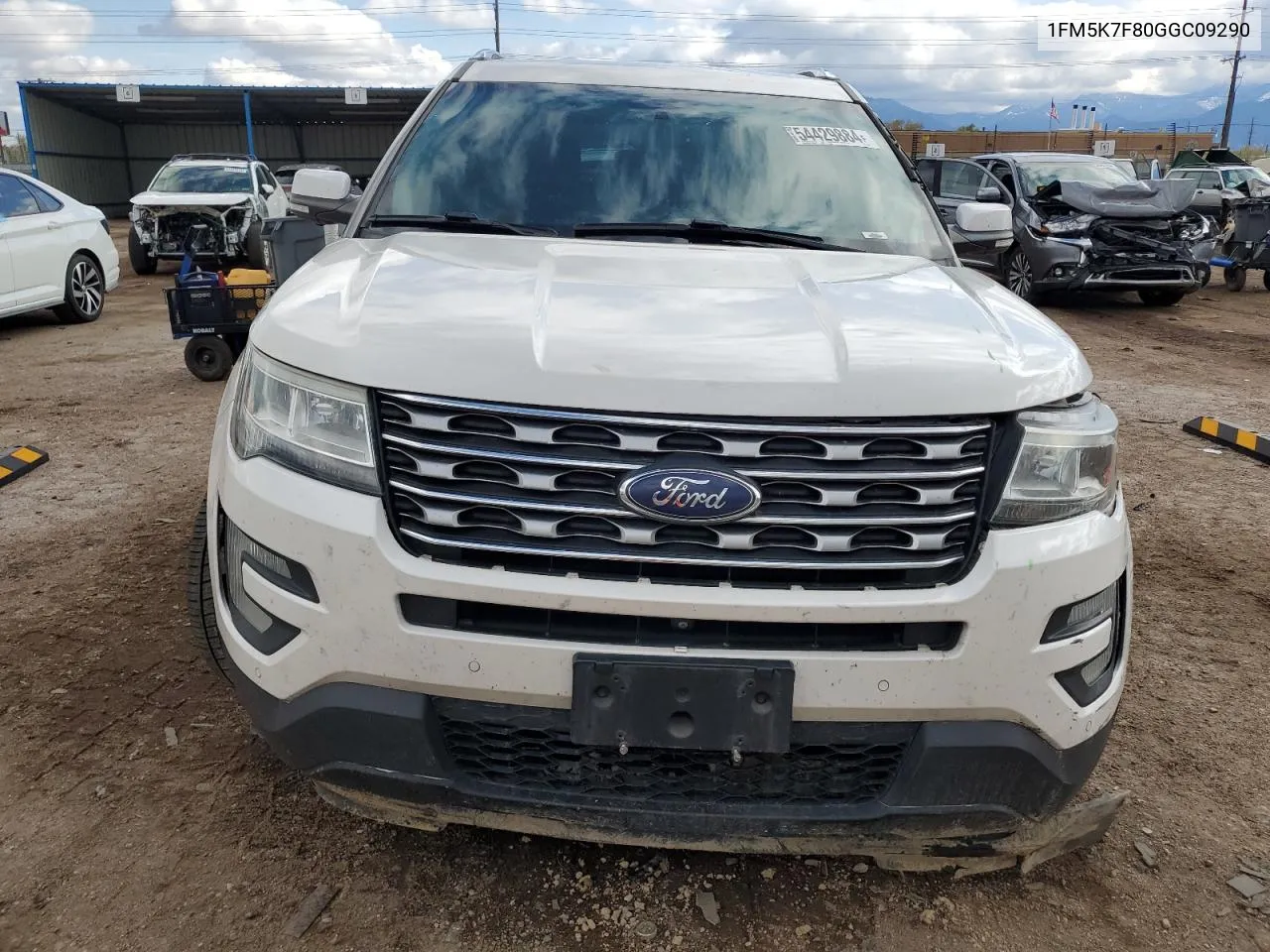 2016 Ford Explorer Limited VIN: 1FM5K7F80GGC09290 Lot: 54429884