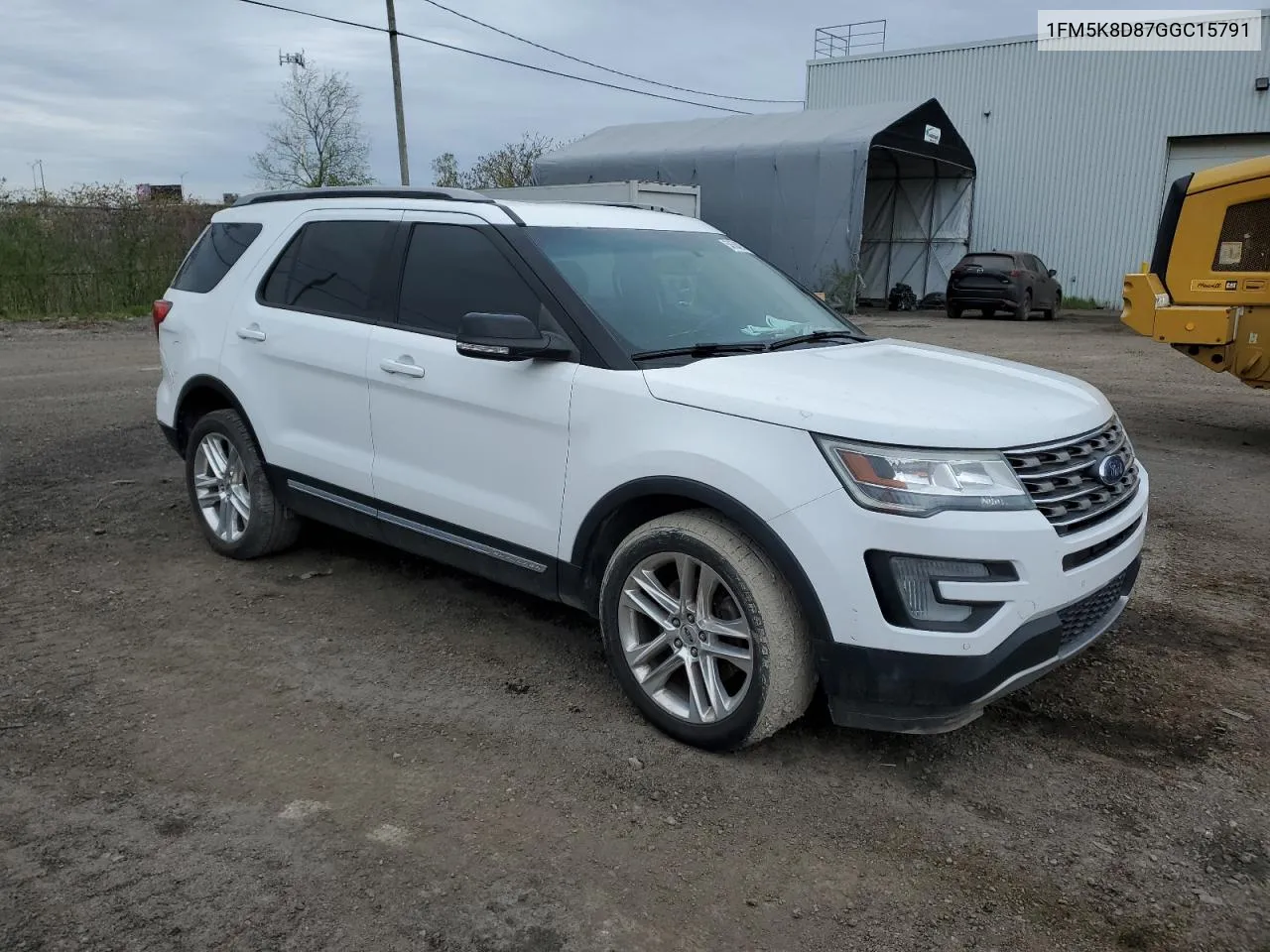 1FM5K8D87GGC15791 2016 Ford Explorer Xlt