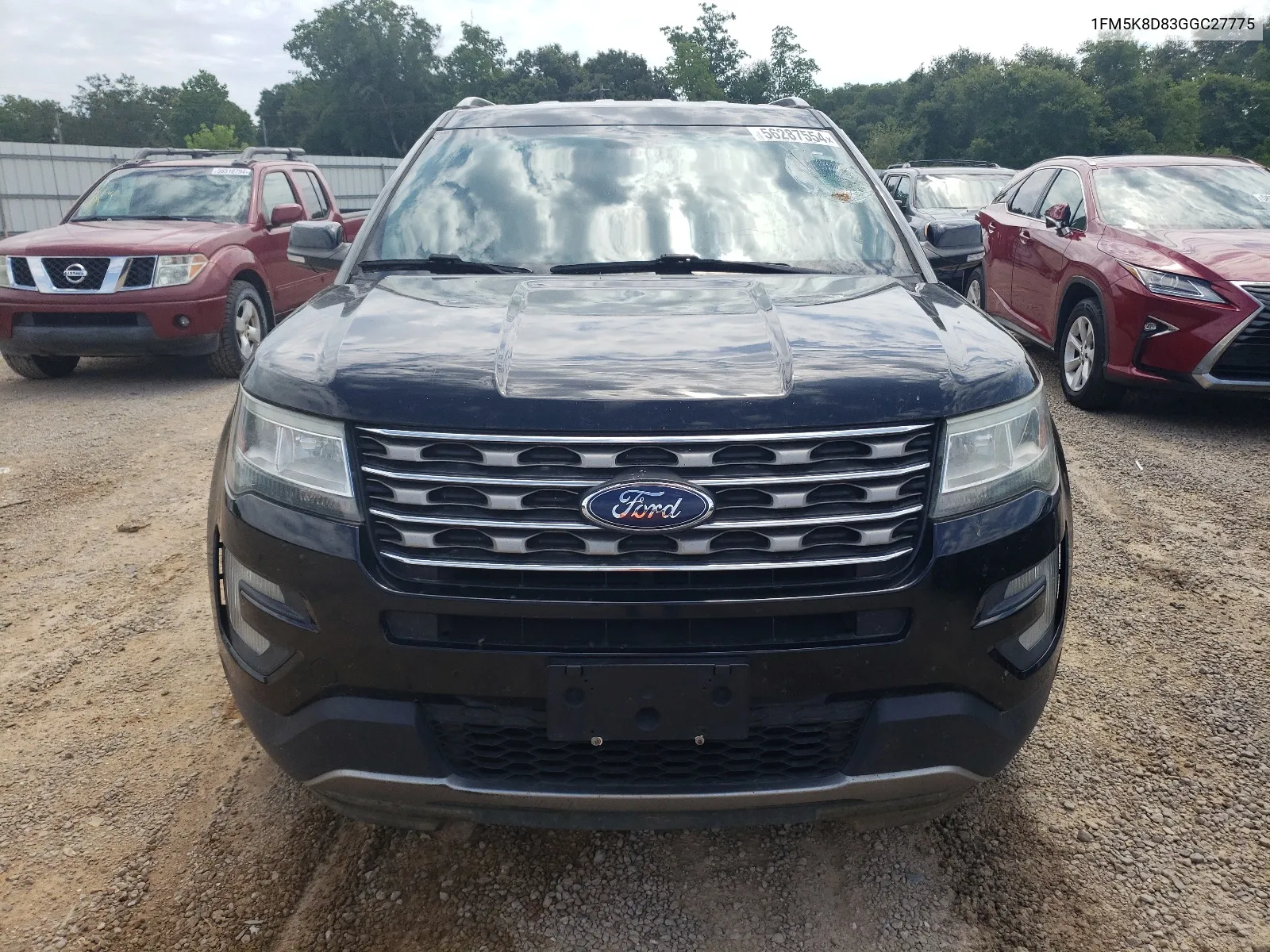 2016 Ford Explorer Xlt VIN: 1FM5K8D83GGC27775 Lot: 56287554