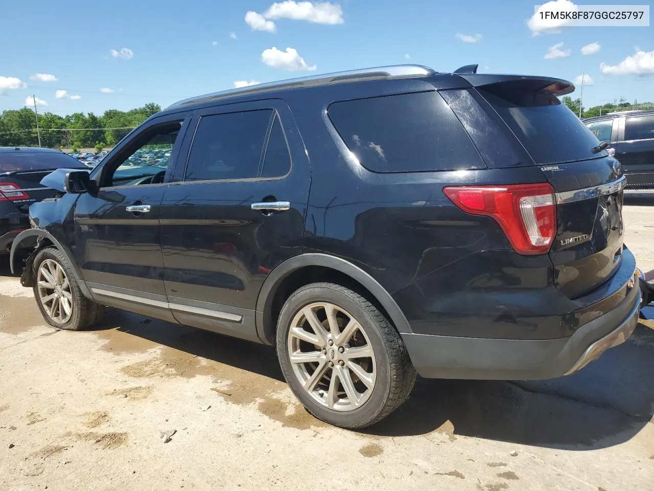 1FM5K8F87GGC25797 2016 Ford Explorer Limited