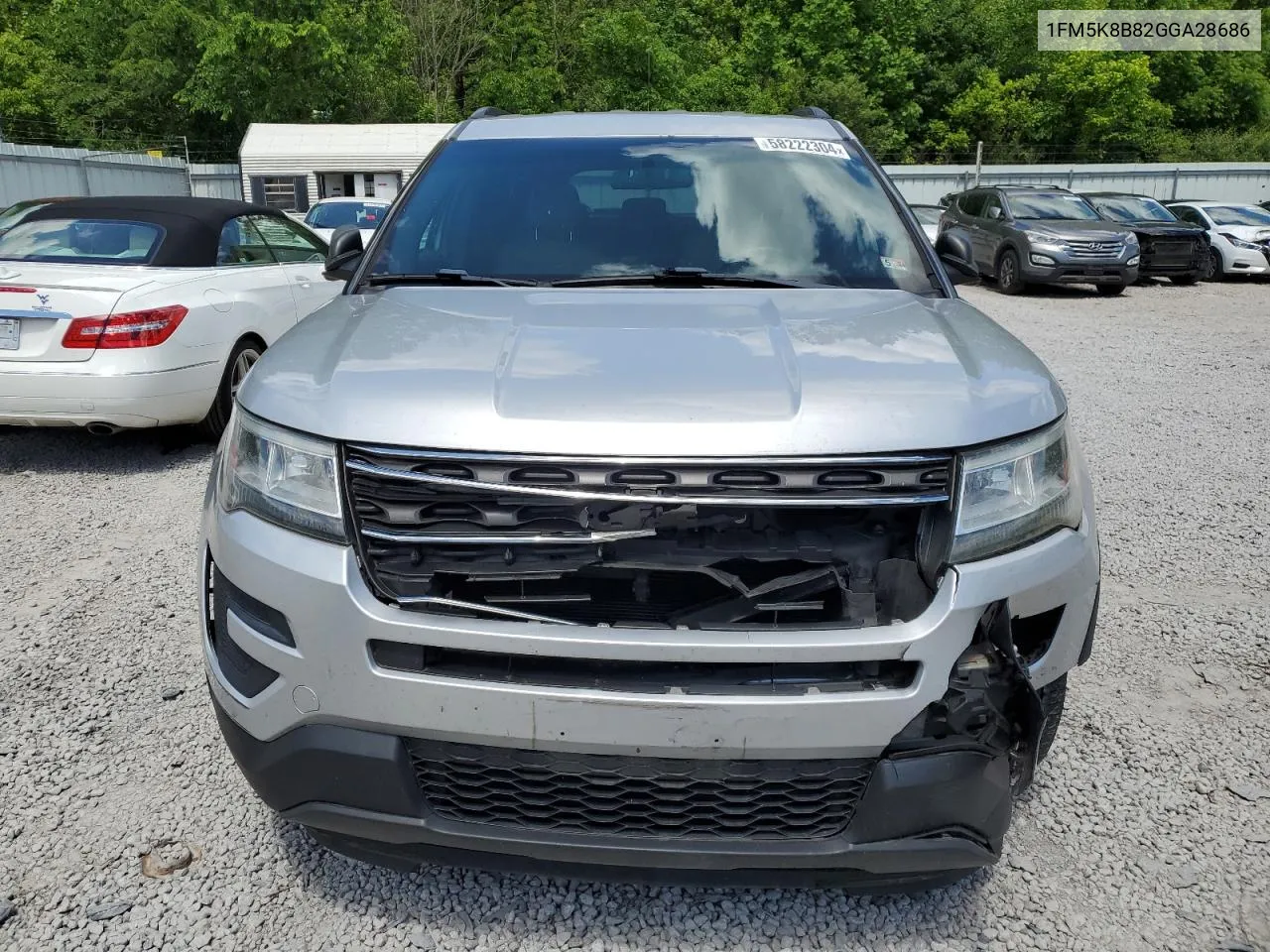 1FM5K8B82GGA28686 2016 Ford Explorer