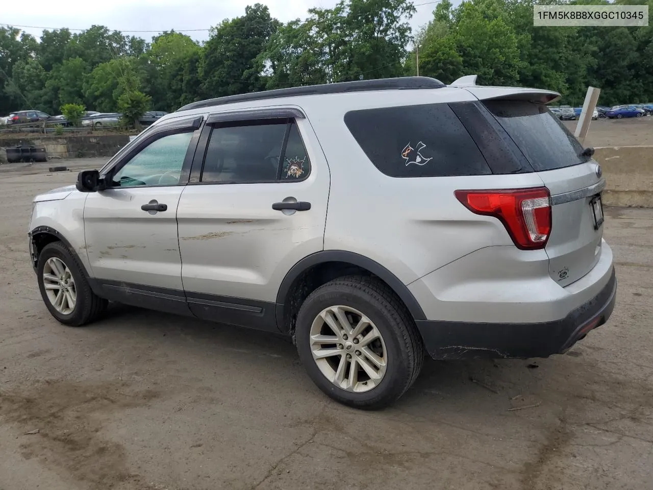 2016 Ford Explorer VIN: 1FM5K8B8XGGC10345 Lot: 59518034