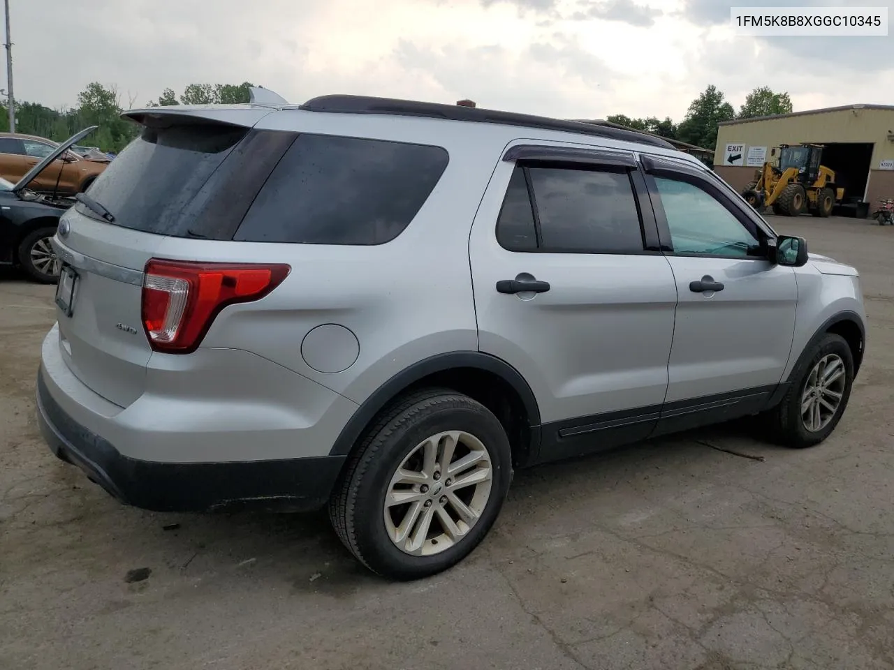 1FM5K8B8XGGC10345 2016 Ford Explorer