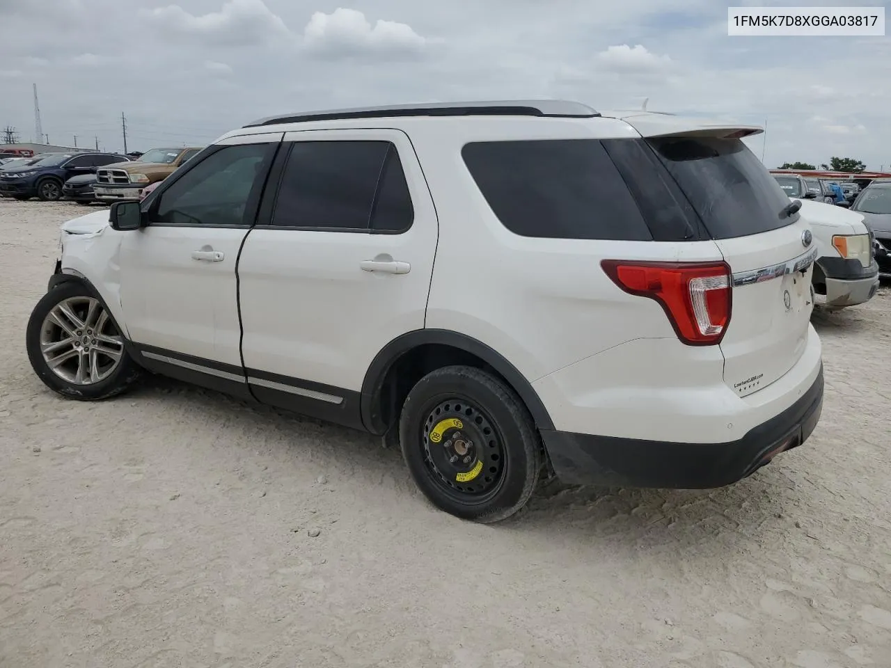 2016 Ford Explorer Xlt VIN: 1FM5K7D8XGGA03817 Lot: 59534404