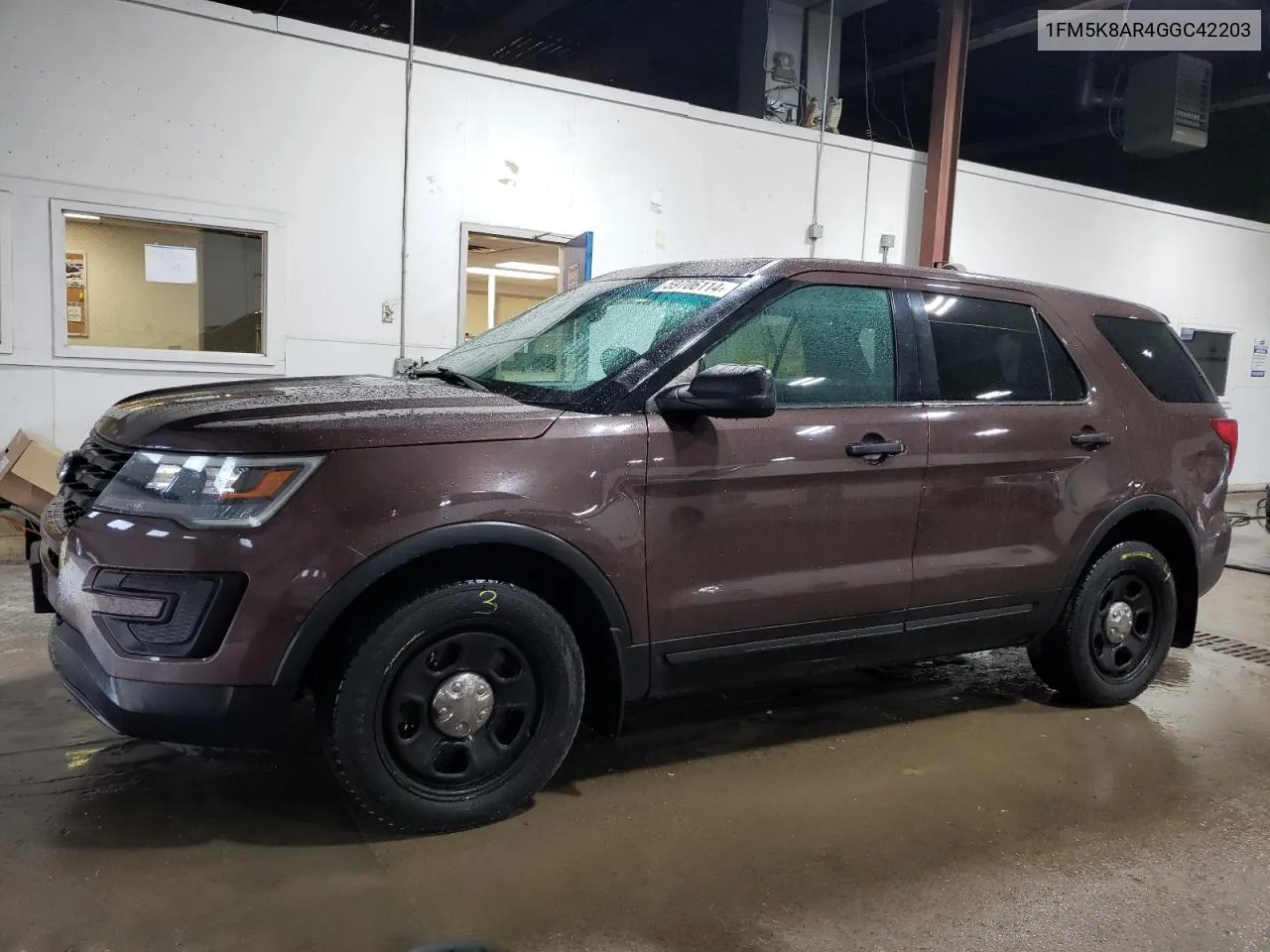 1FM5K8AR4GGC42203 2016 Ford Explorer Police Interceptor