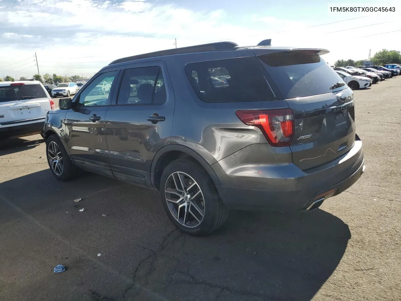 2016 Ford Explorer Sport VIN: 1FM5K8GTXGGC45643 Lot: 59713014