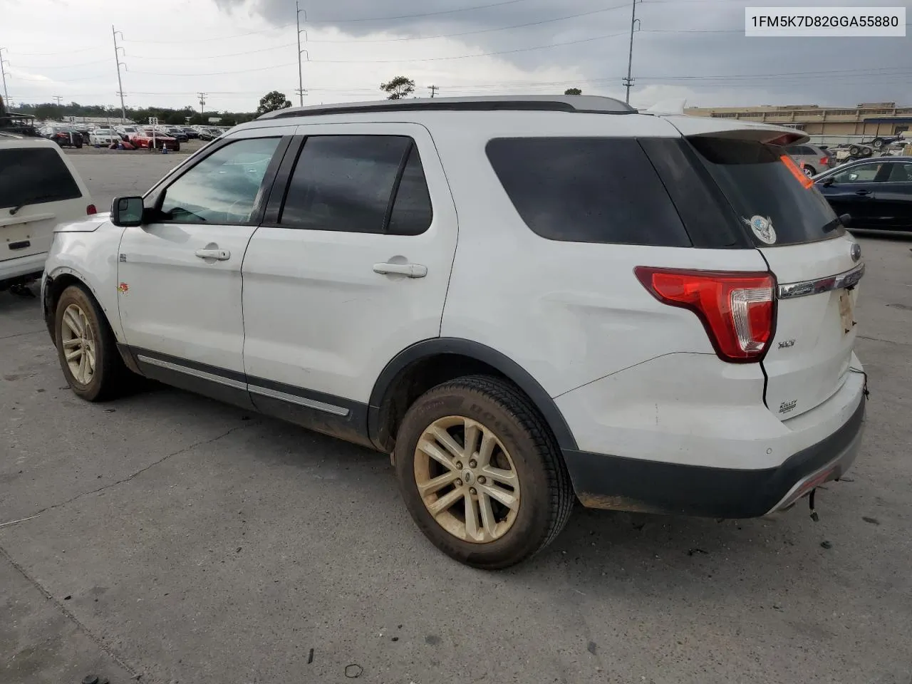 2016 Ford Explorer Xlt VIN: 1FM5K7D82GGA55880 Lot: 59943284