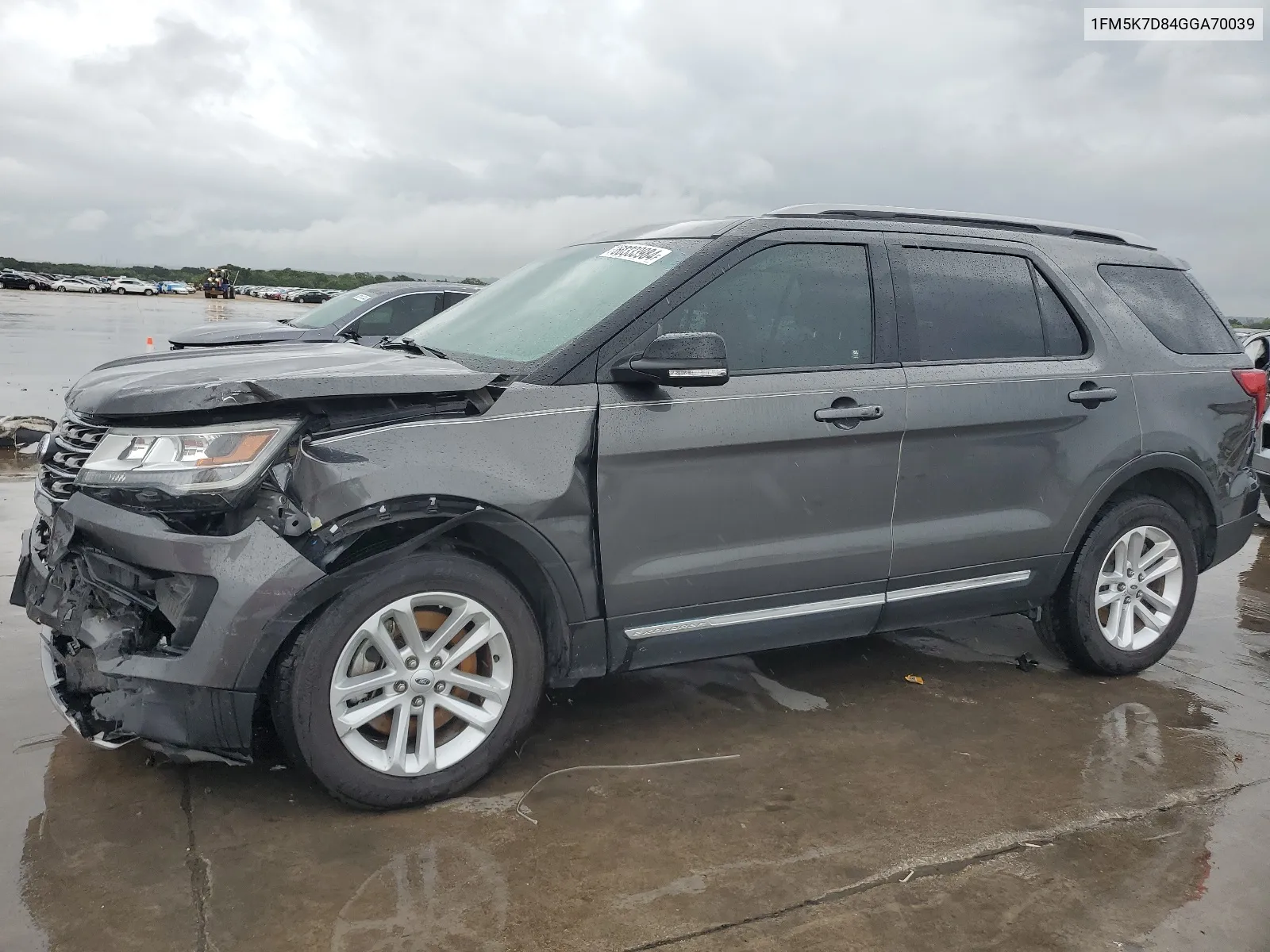 2016 Ford Explorer Xlt VIN: 1FM5K7D84GGA70039 Lot: 60333984